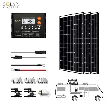 300W 12V Off Grid Solar Kit