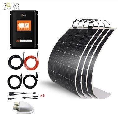 Kit Panel Surya Fleksibel 600W 12V